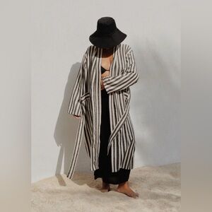Mizar & Alcor striped robe